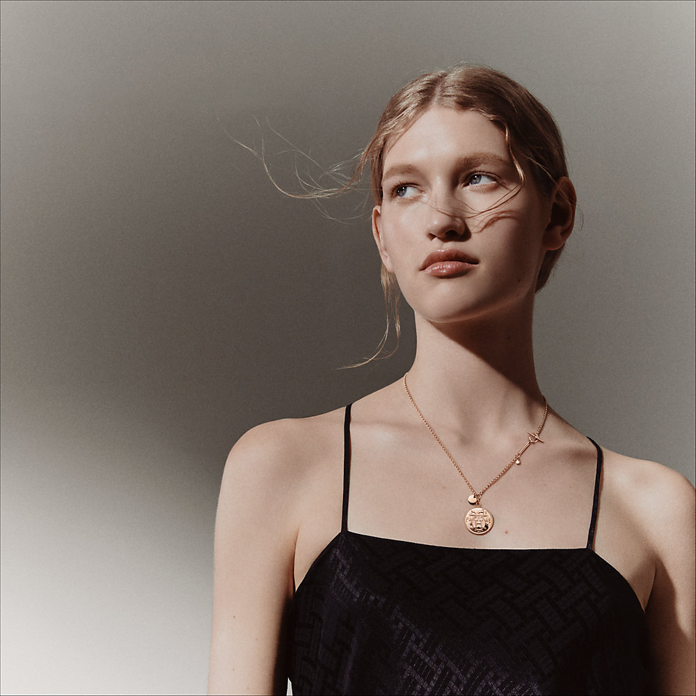 Ex-Libris necklace, medium model | Hermès USA